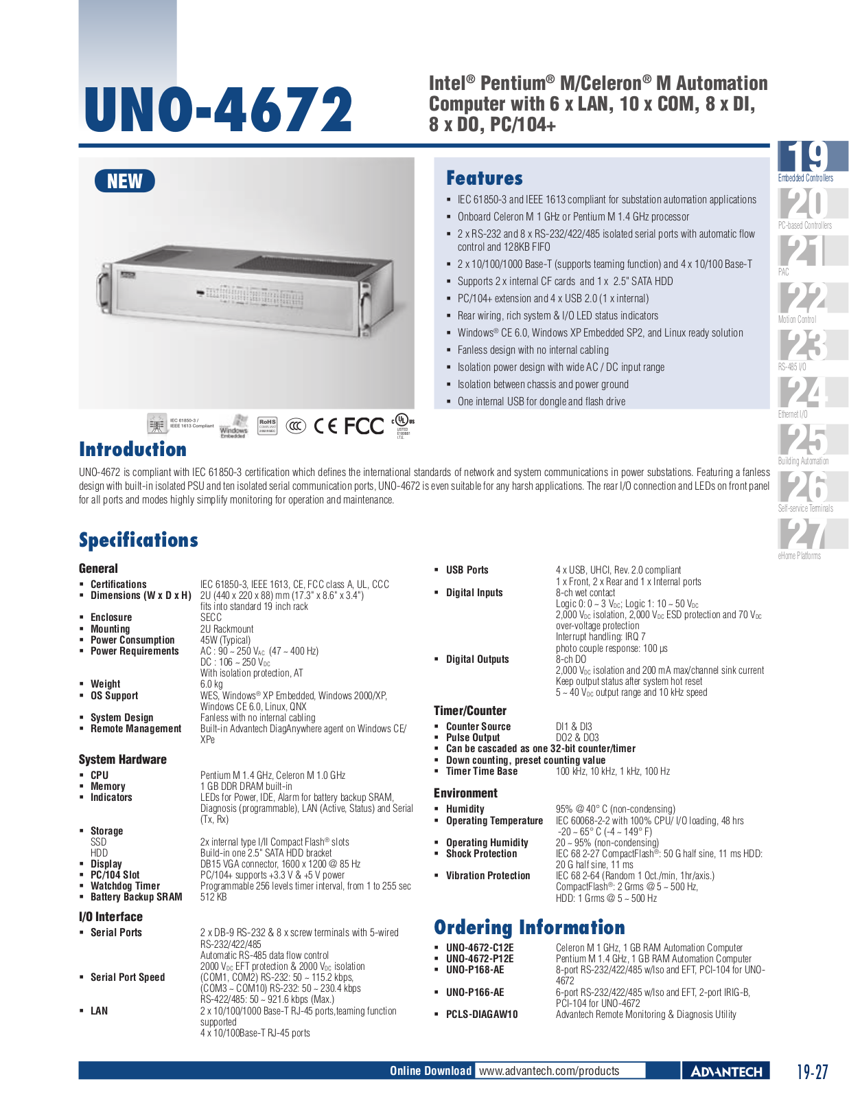 Impulse UNO-4672 User Manual