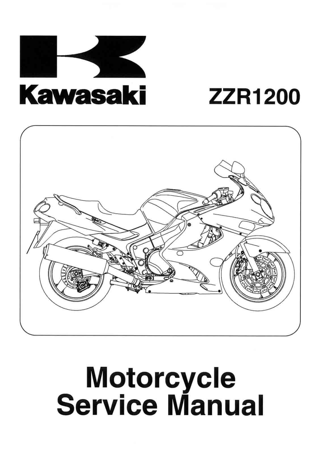 KAWASAKI ZZR1200 2002 - 2004 SERVICE MANUAL