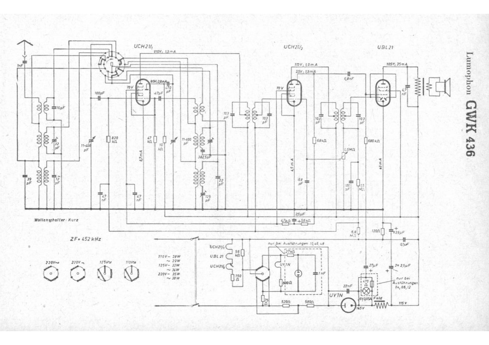 Lumophon gwk436 schematic - ManualMachine.com