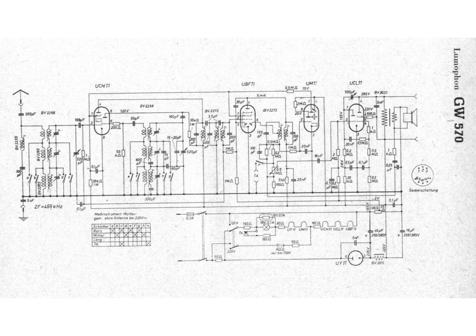 Lumophon gw570 schematic - ManualMachine.com