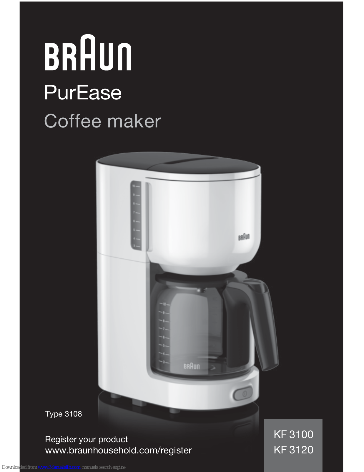 Braun KF 3100, KF 3120 Instructions Manual