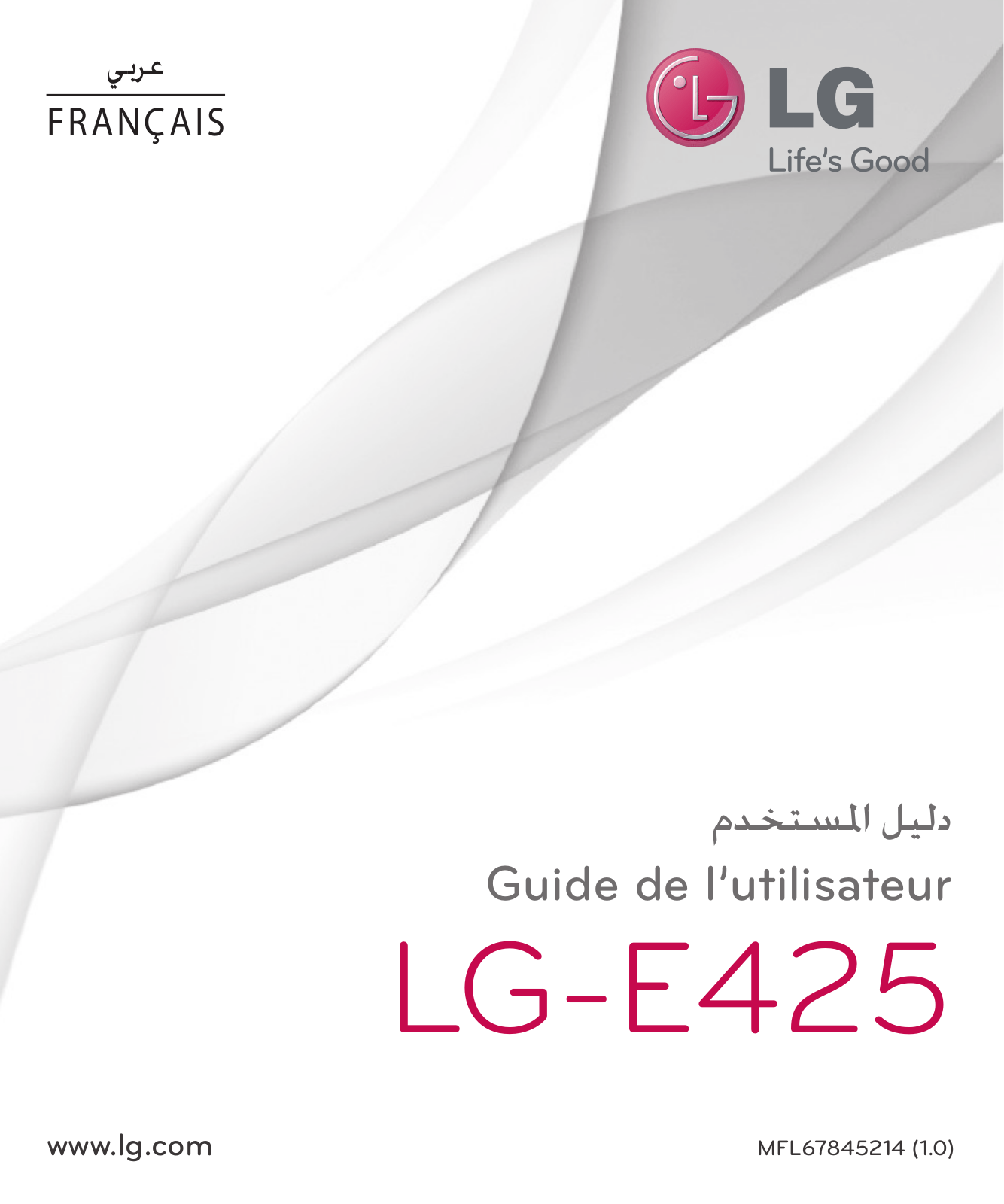 LG LGE425 Owner’s Manual