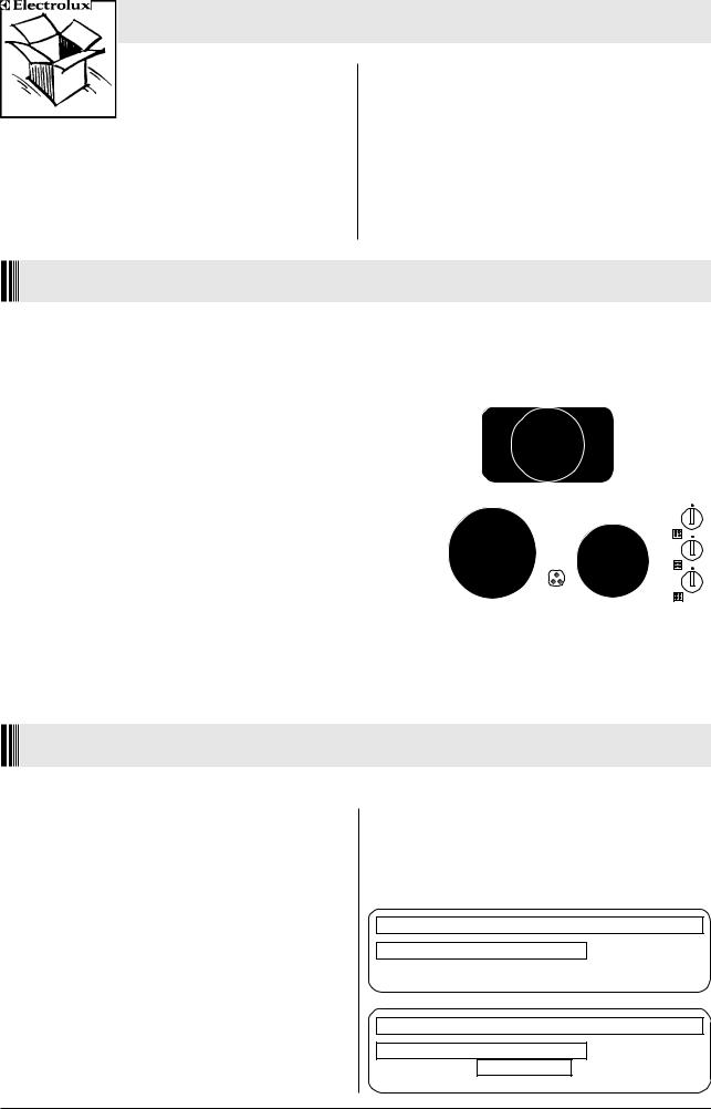 electrolux EHO 602, EHO 602 K User Manual