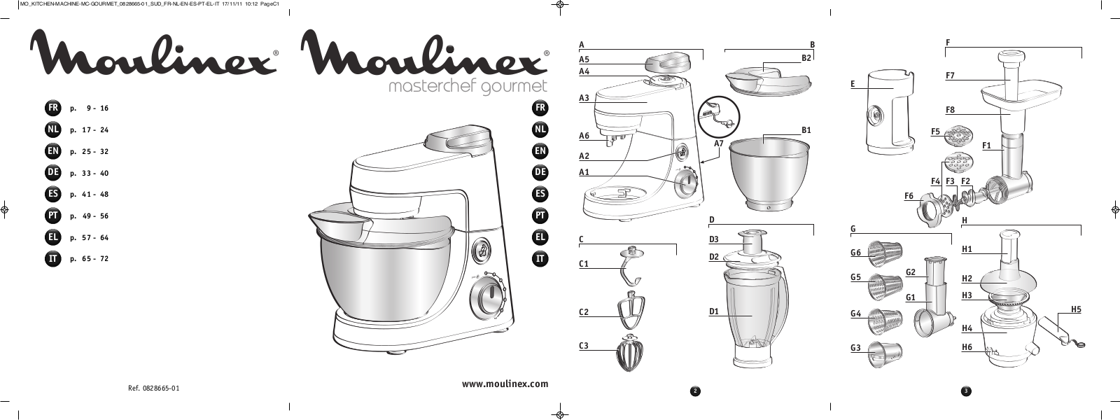 MOULINEX A403G01 User Manual