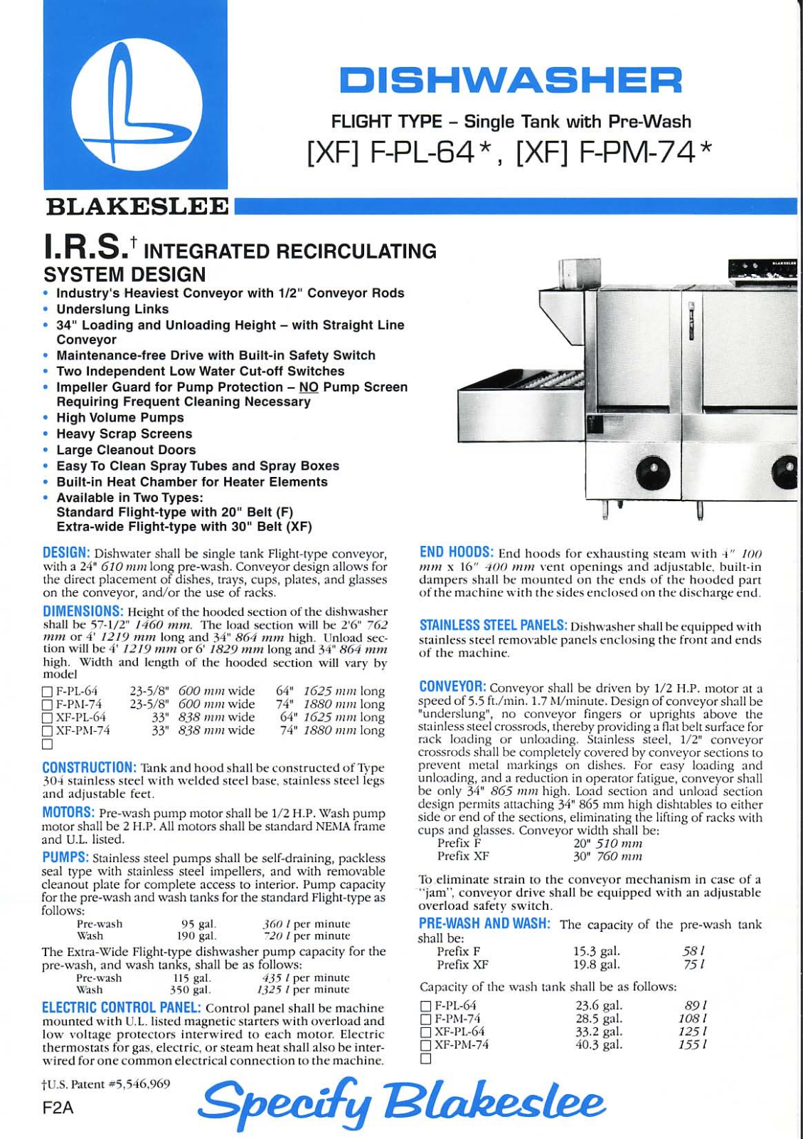 Blakeslee F-PL-64 User Manual