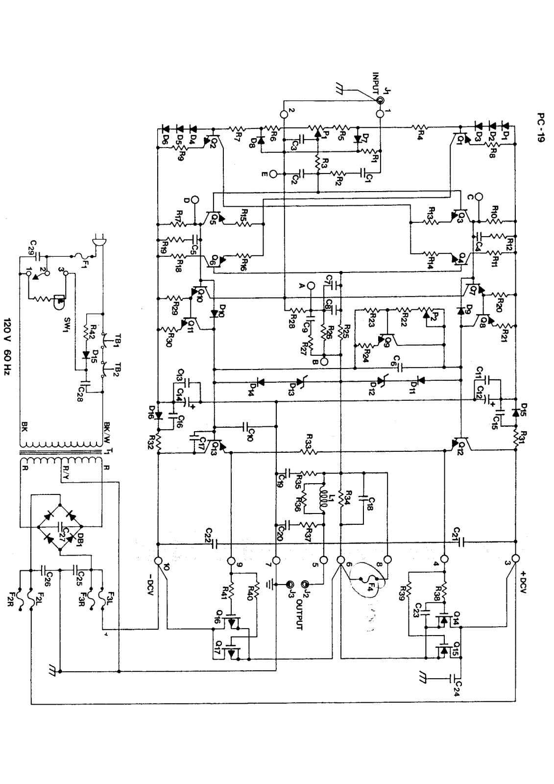 Hafler DH-220 Schematic