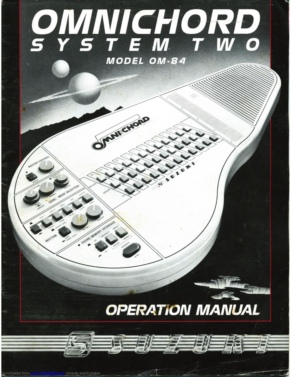 Suzuki Omnichord System Two OM-84 Operation Manual