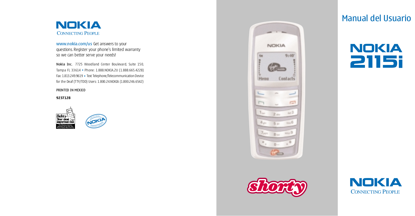 Nokia 2115I User Manual