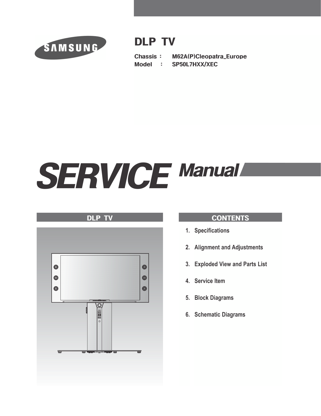 Samsung SP50L7HXX_XEC Schematic