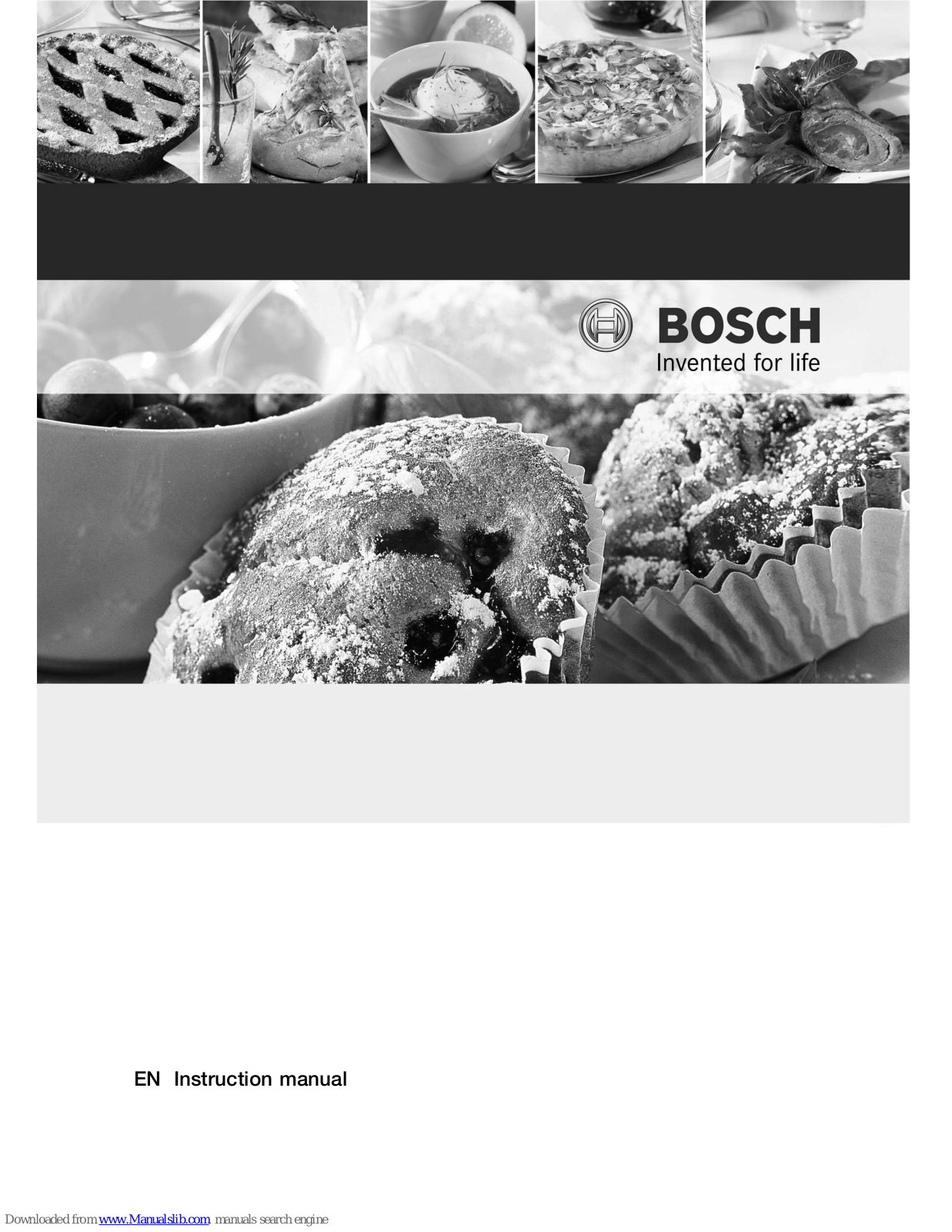 Bosch PIE.875L24E Instruction Manual