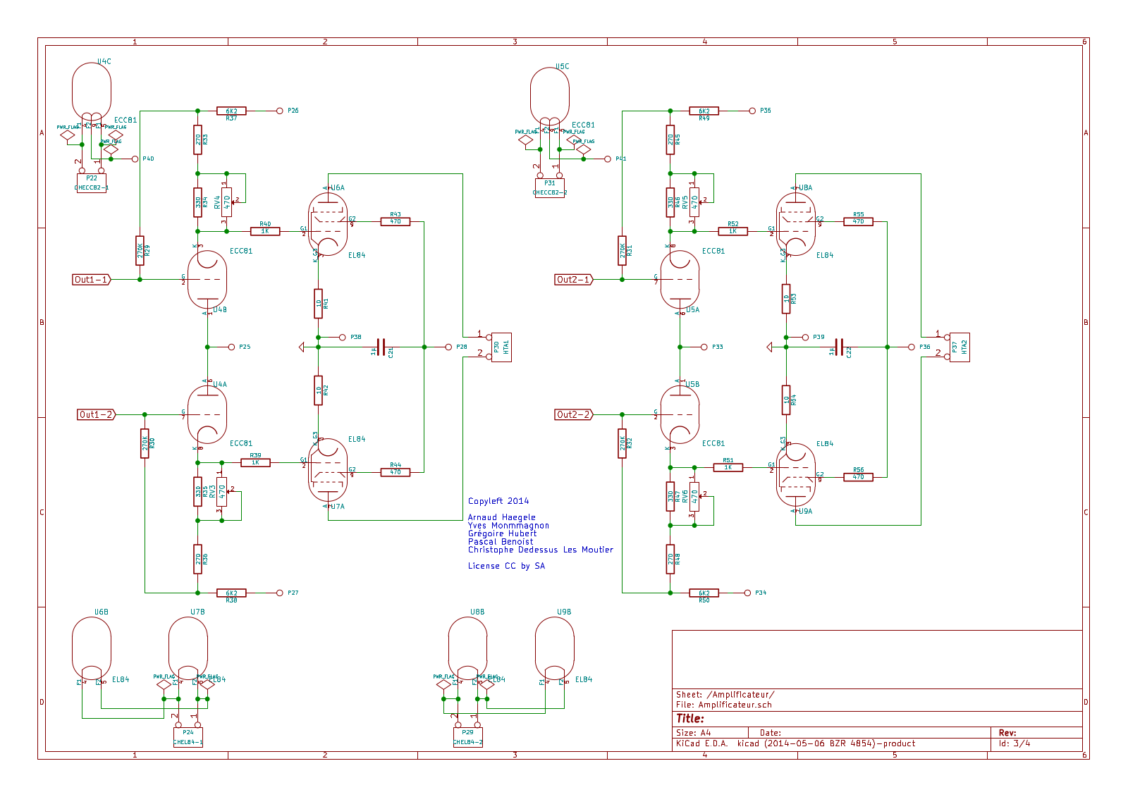 Licnse Amplificateur Schematics