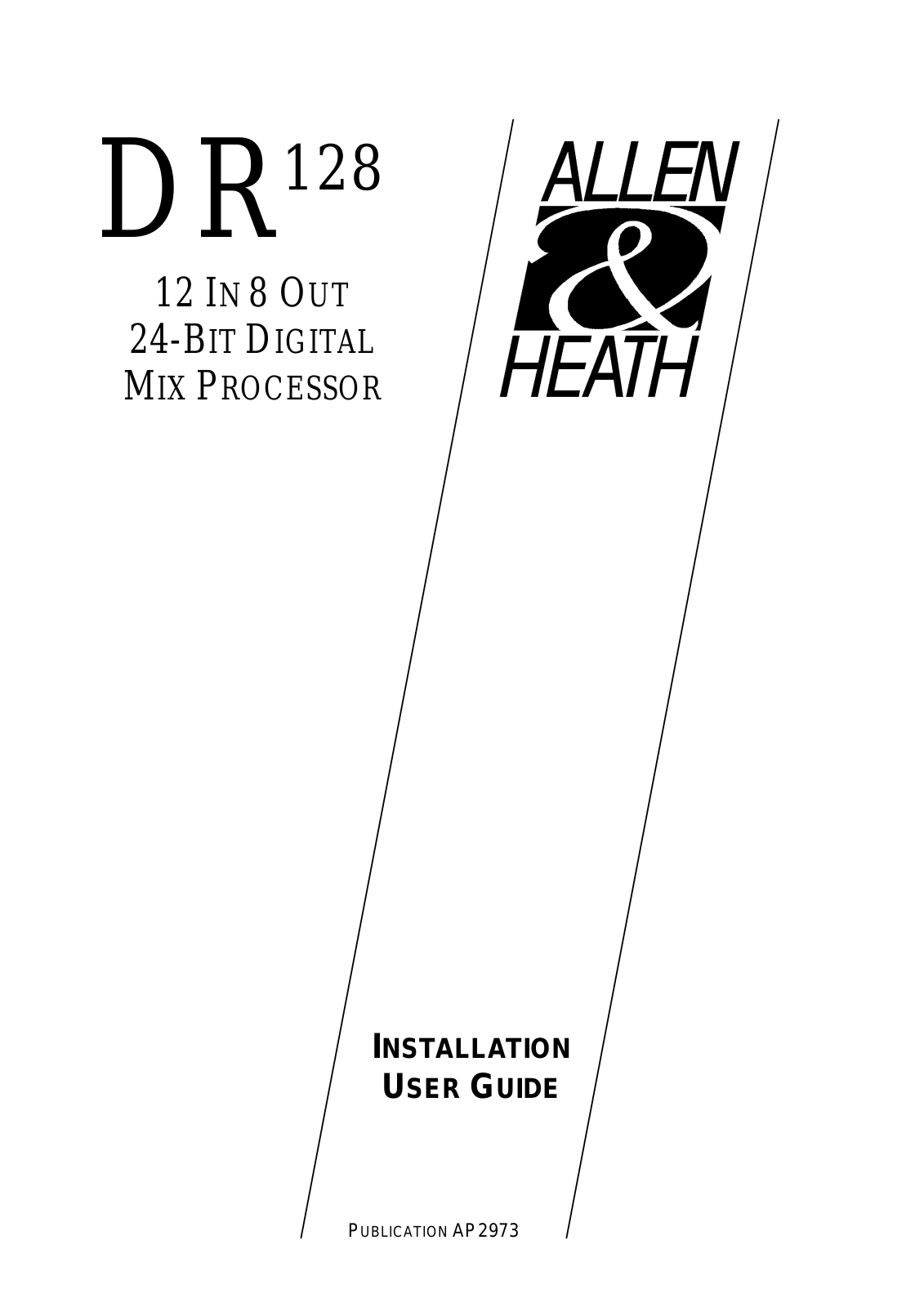 Allen&Heath DR128 USER GUIDE