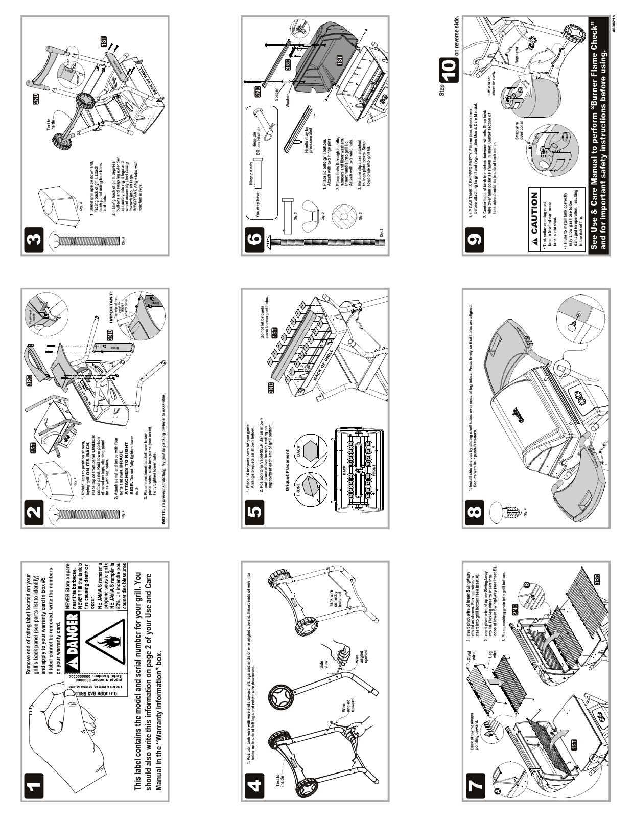 Charbroil 4638215, 463821507 Owner's Manual