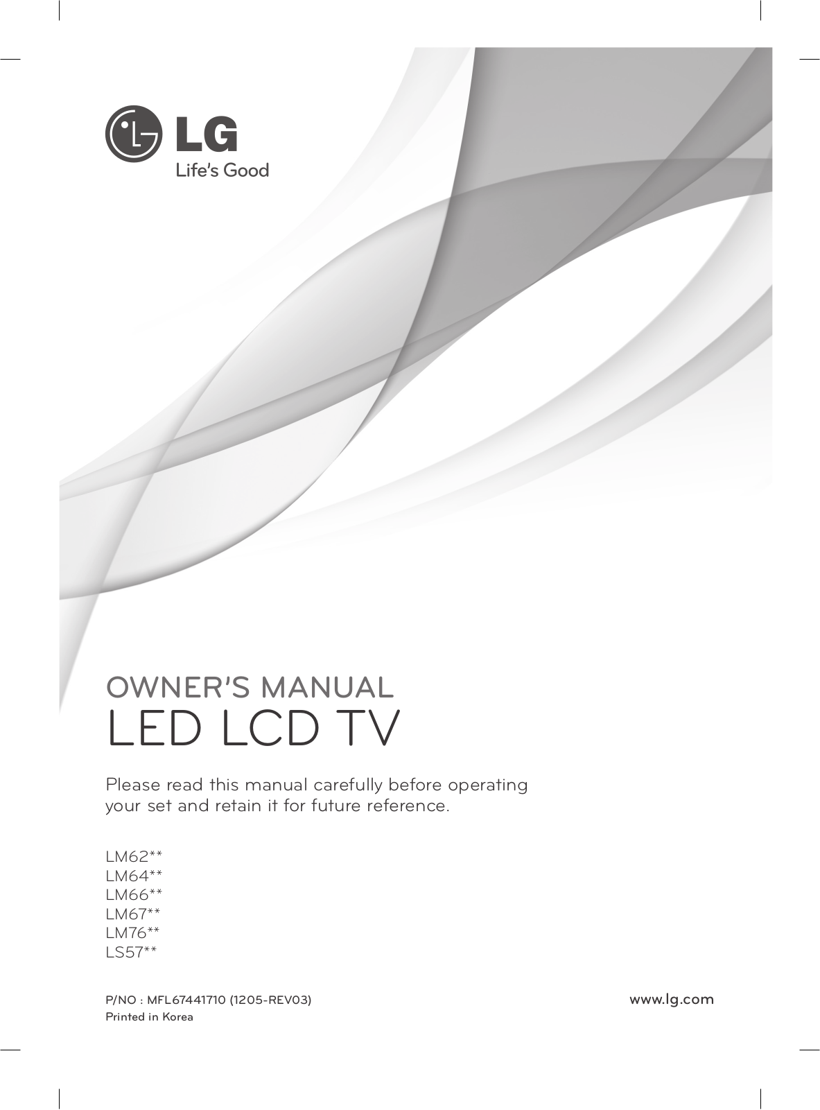 LG 55LM670S User Manual