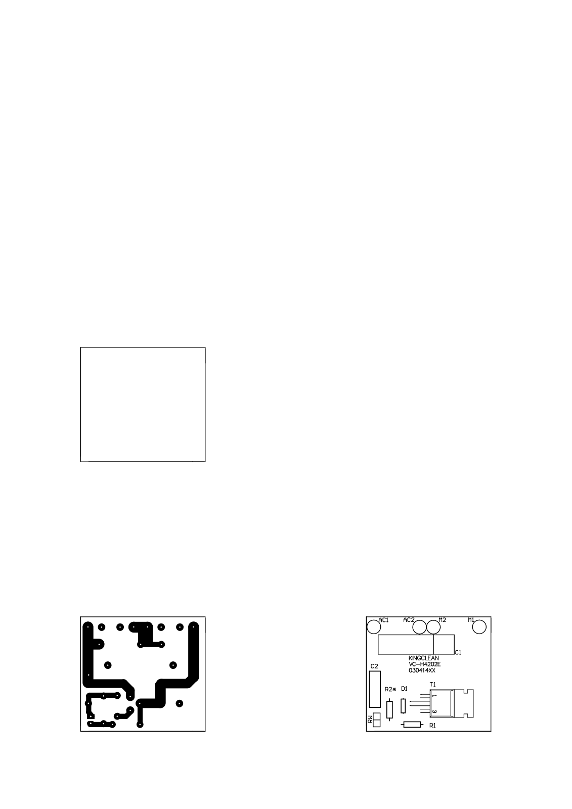 Vitek VC-H4203E PCB LAYOUT DIAGRAM