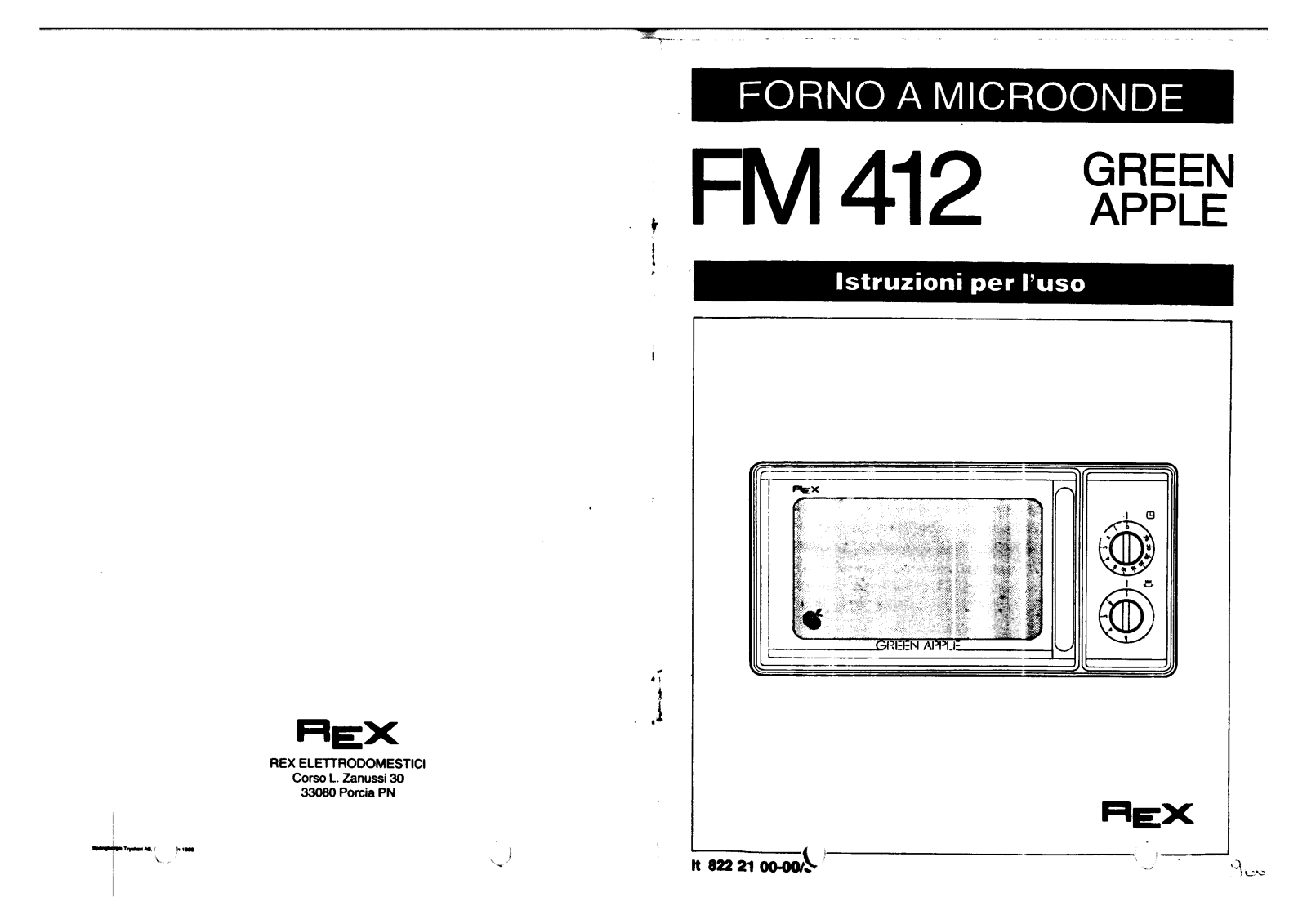 Rex FM412 User Manual