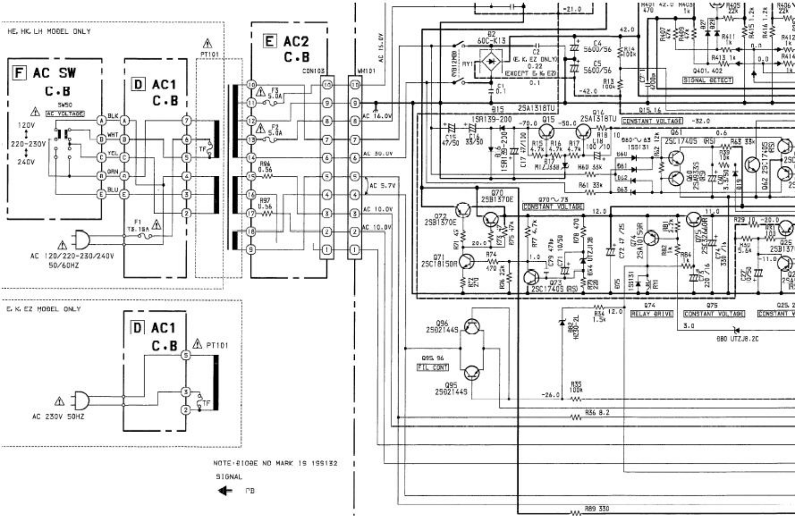 Aiwa MX-Z3300 Schematic