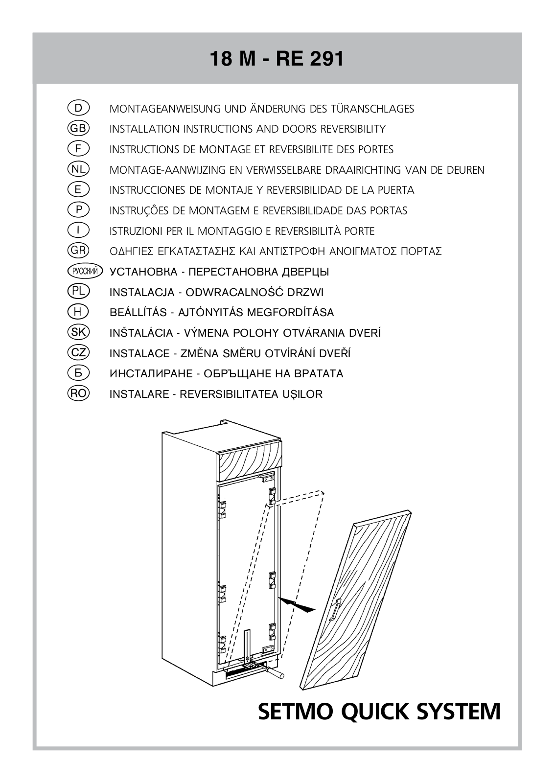 BAUKNECHT KRIE 3183 A++ Installation Instructions