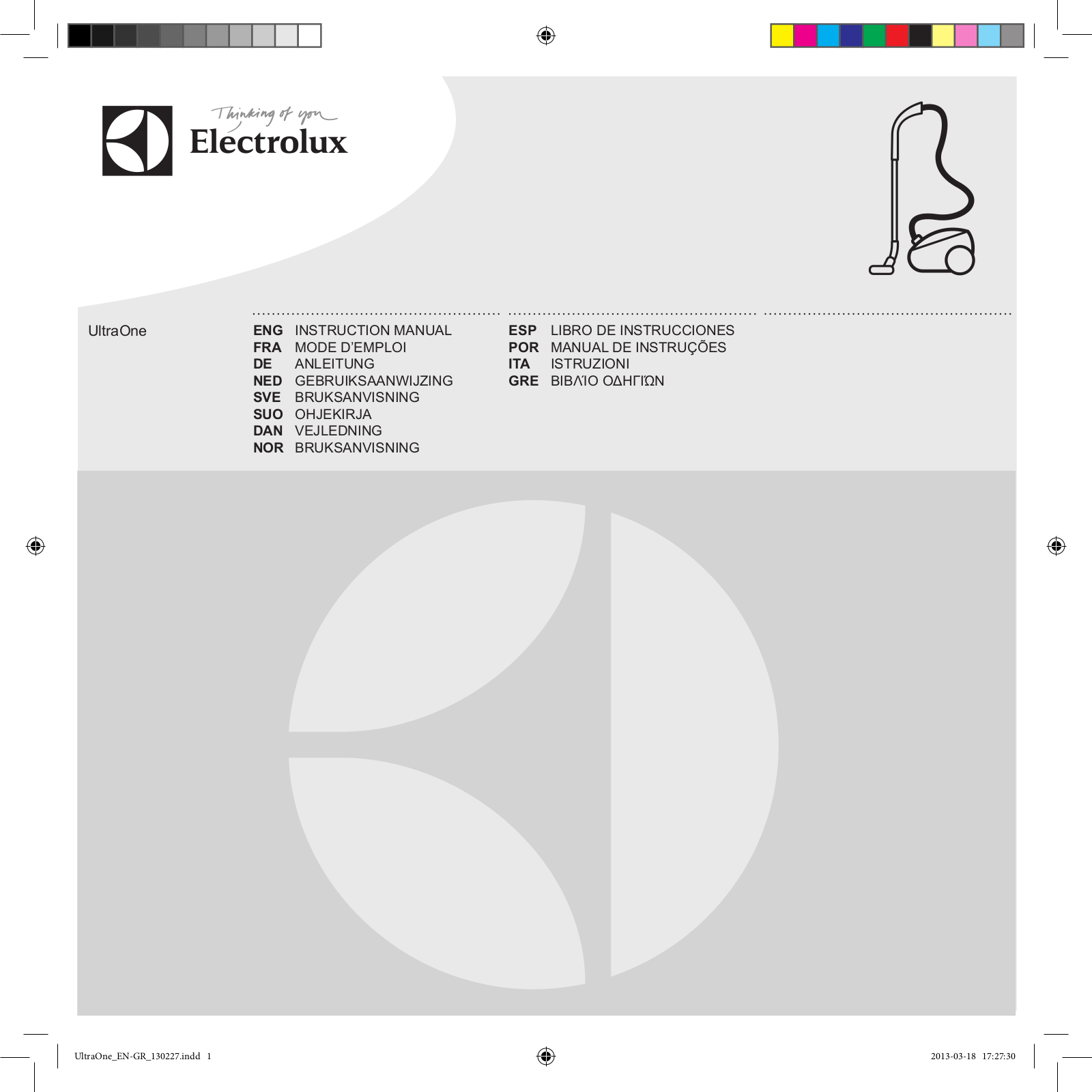 Electrolux UOANIMAL User Manual