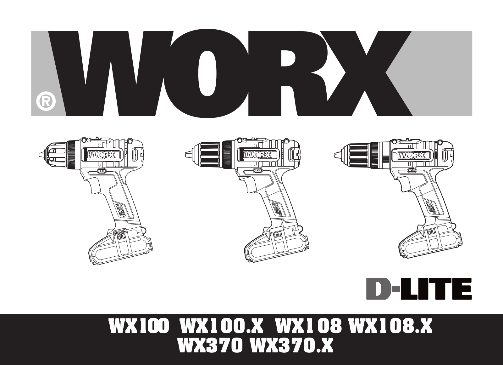 Worx WX100, WX100.X, WX1, 08, WX108.X User guide - ManualMachine.com