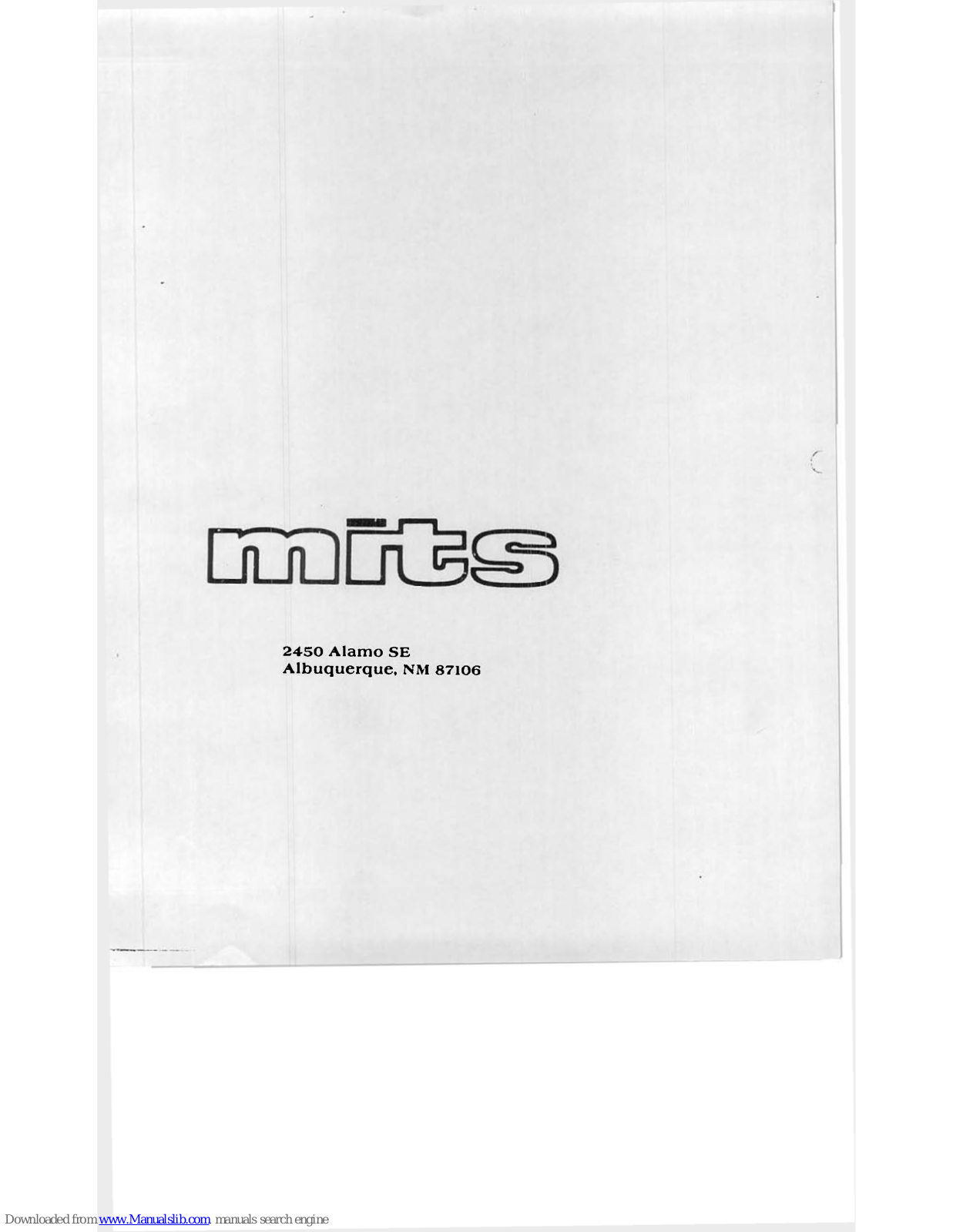 MITS 88-DCDD Operator's Manual - ManualMachine.com
