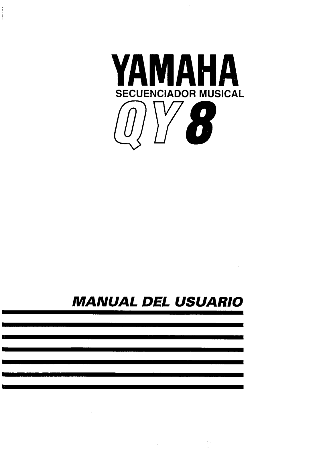 Yamaha QY8 User Manual