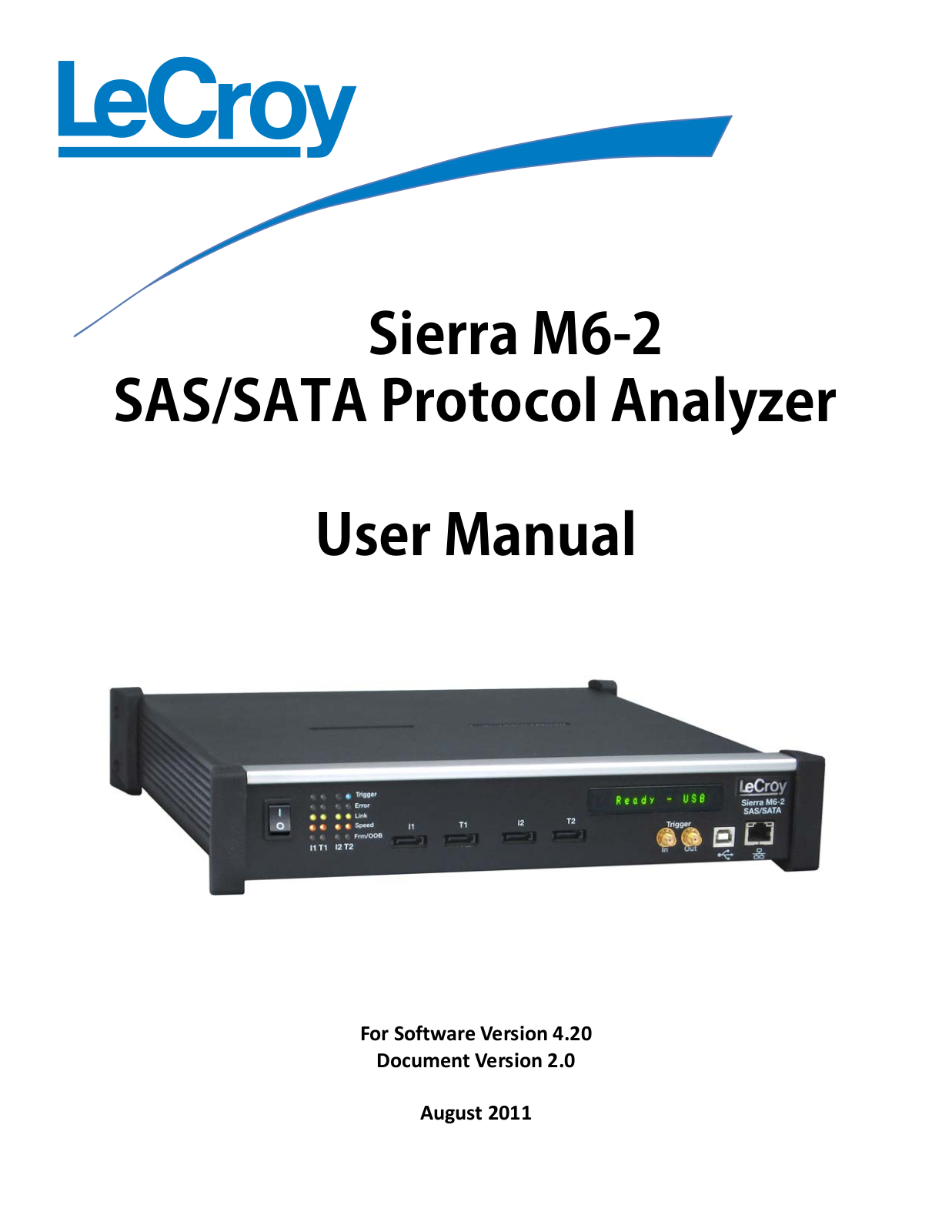 LeCroy Sierra M6-2 User Manual