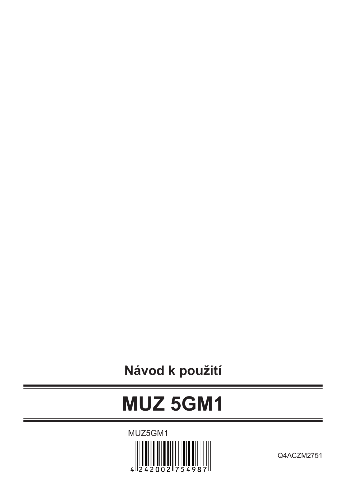 Bosch MUZ 5GM1 User Manual