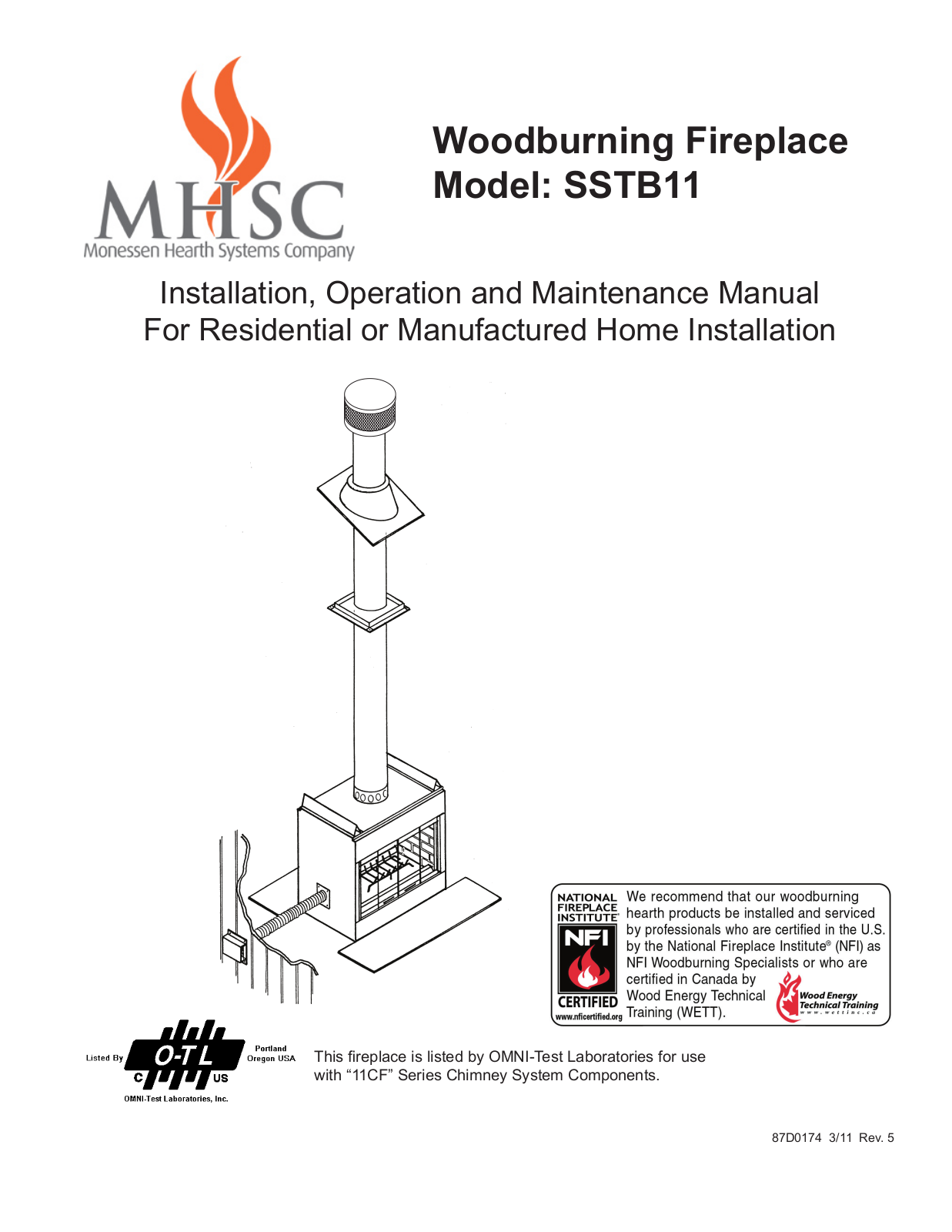 Majestic SSTB11 User Manual