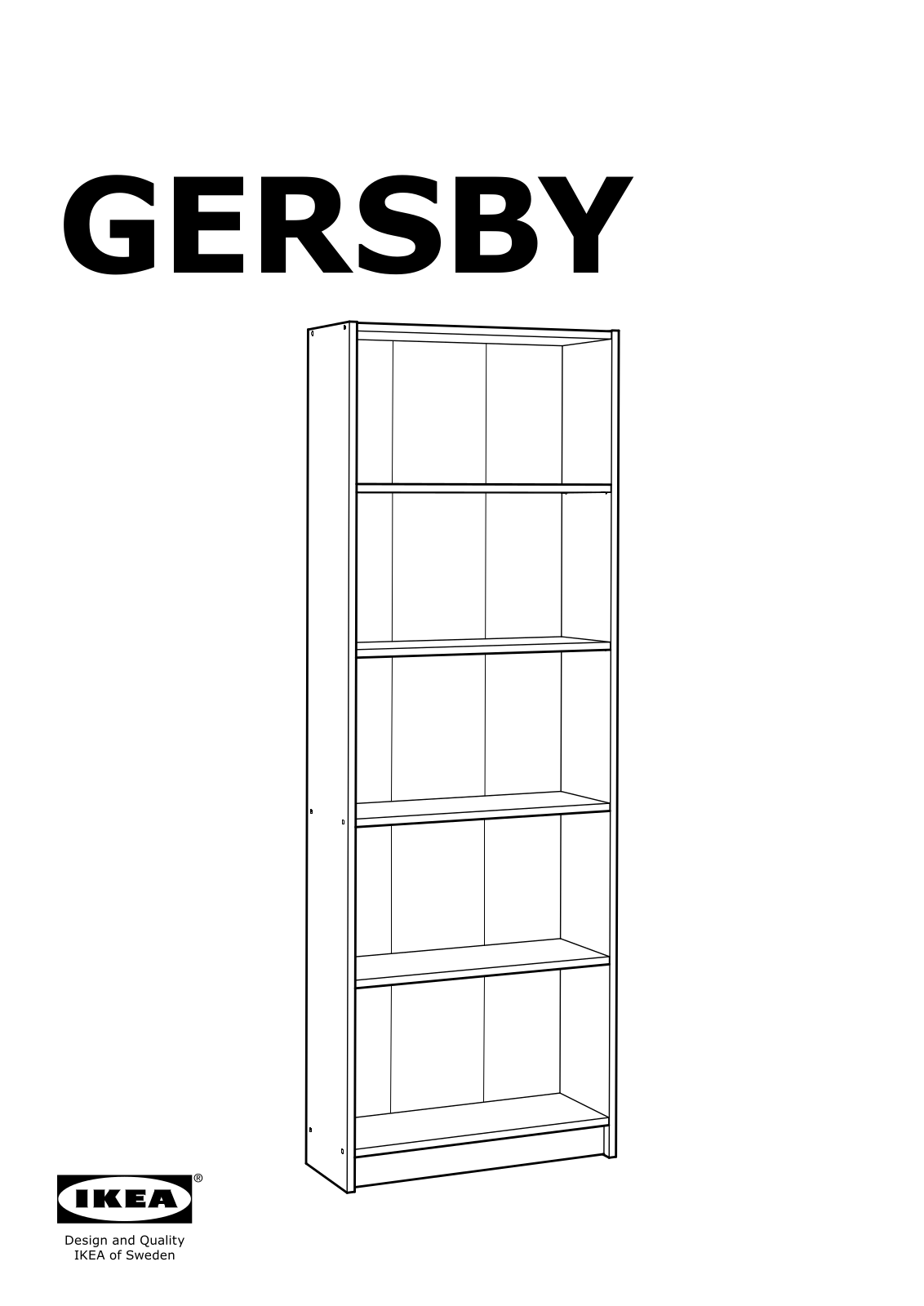 IKEA GERSBY User Manual