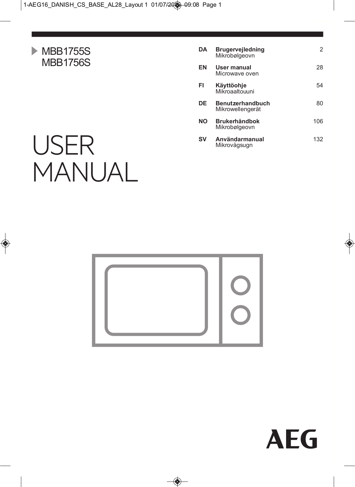 AEG MBB1756S User Manual