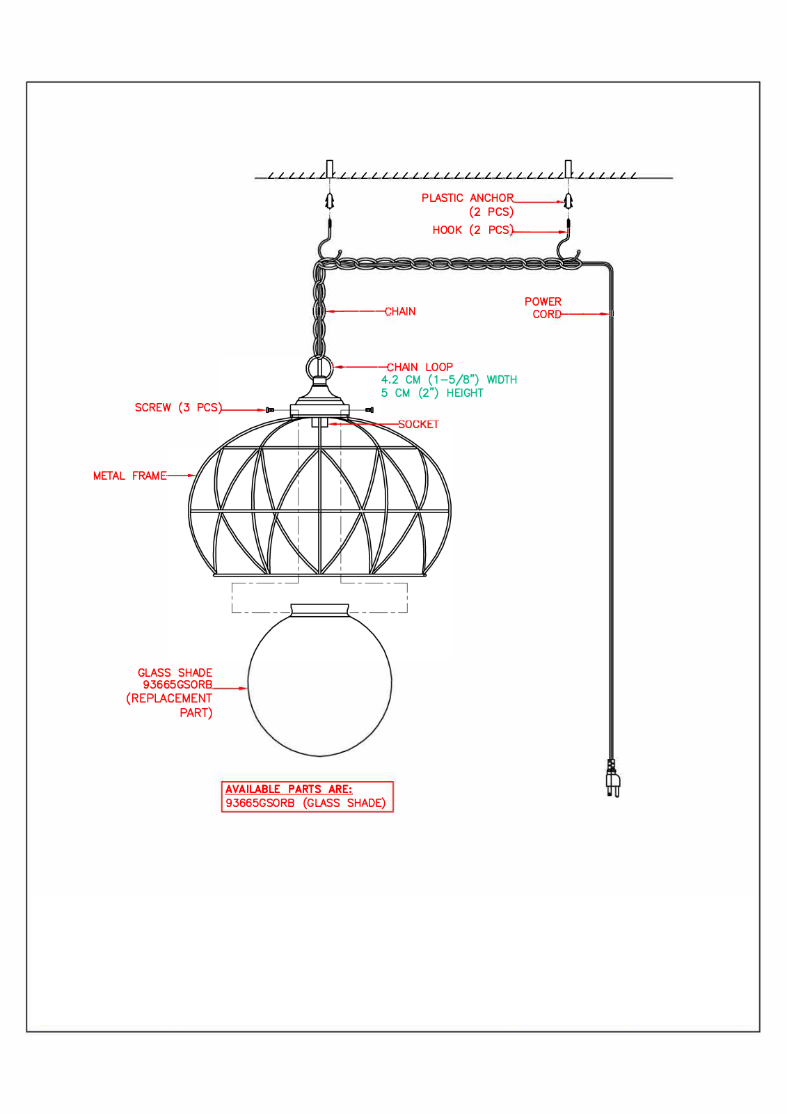 Mercury Row W005483237 Specifications - ManualMachine.com