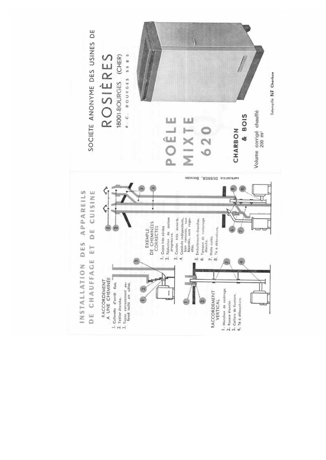 Rosieres 620 User Manual