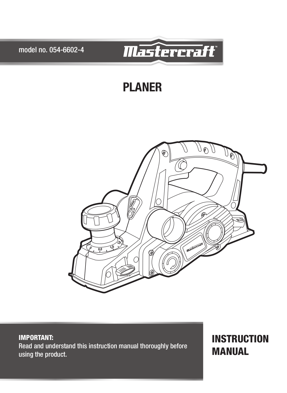 MasterCraft 054-6602-4, 054-7240-8 Instruction Manual