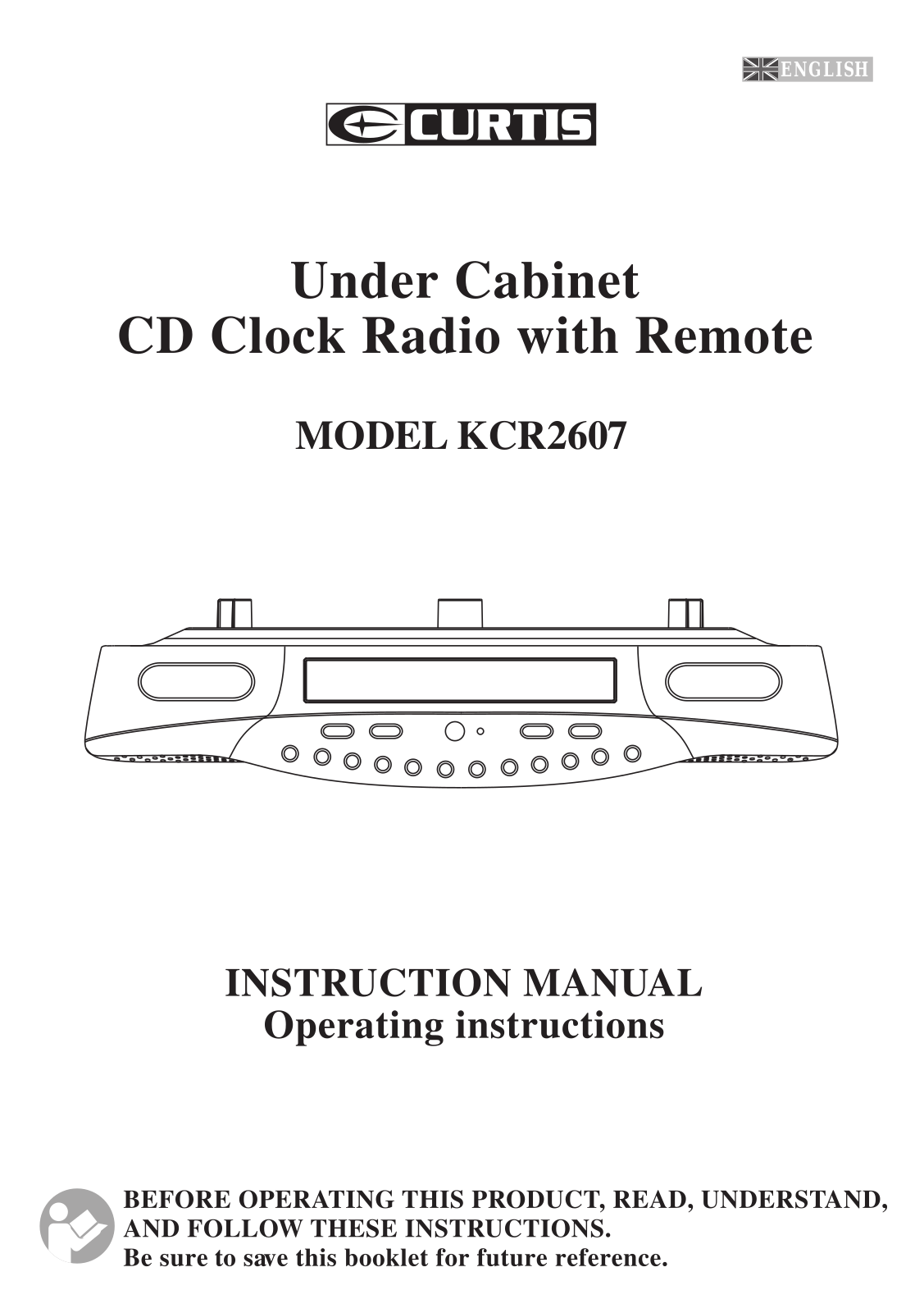 Curtis KCR2607 User Manual