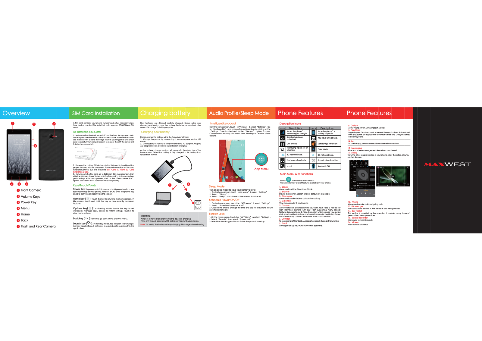 MAXWEST NITRO5 Users Manual