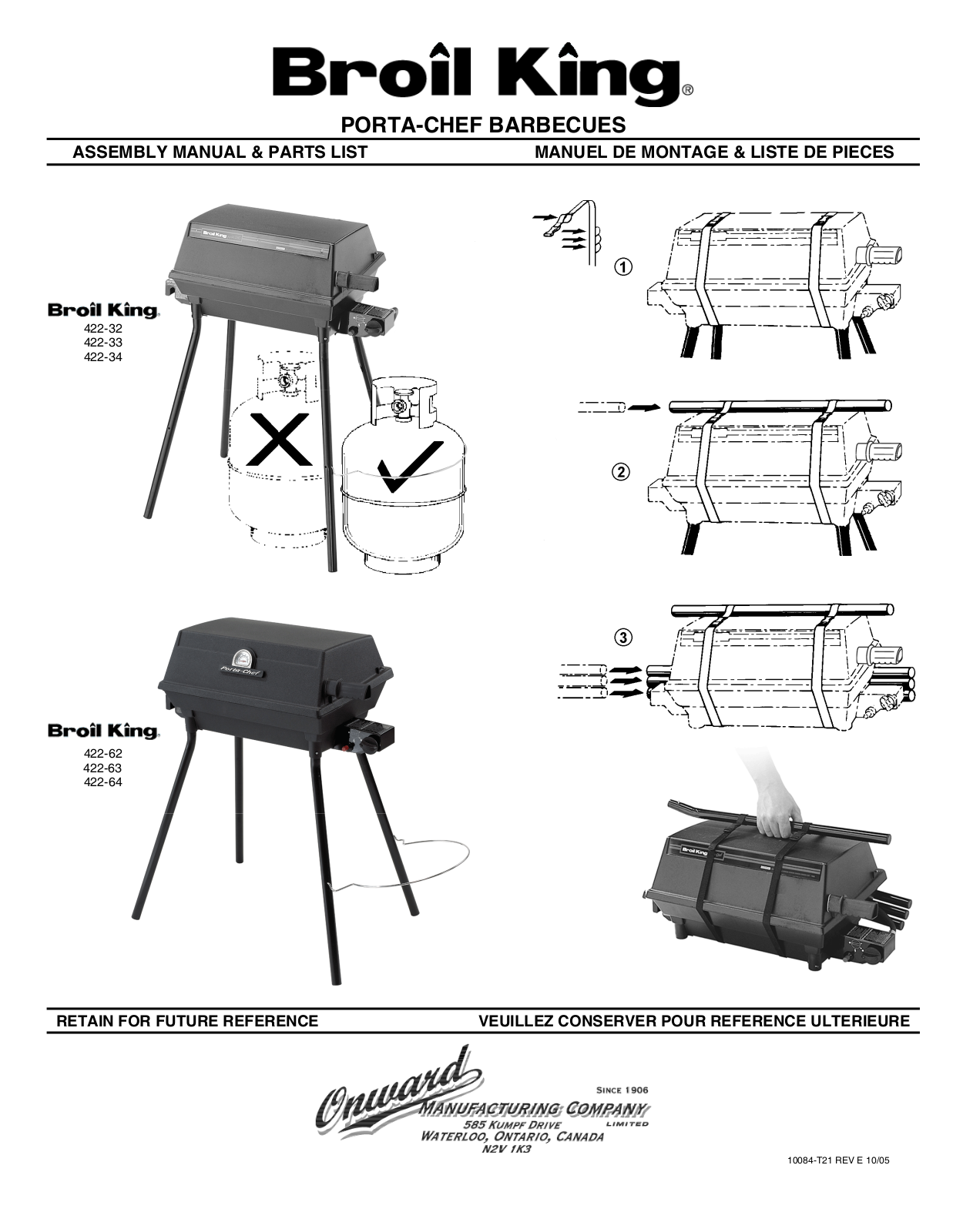 Broil King 422-34, 422-33, 422-32, 422-63, 422-62 Installation Guide - ManualMachine.com