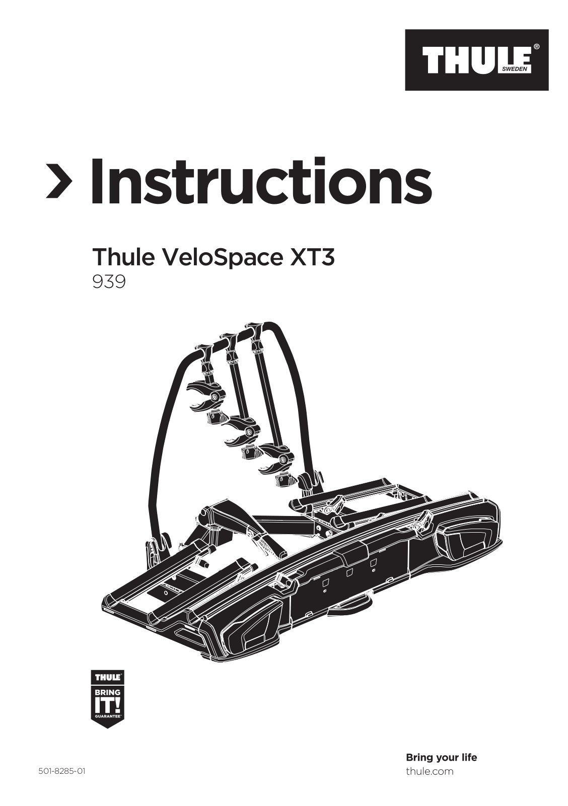 Thule VeloSpace XT 3 User Manual