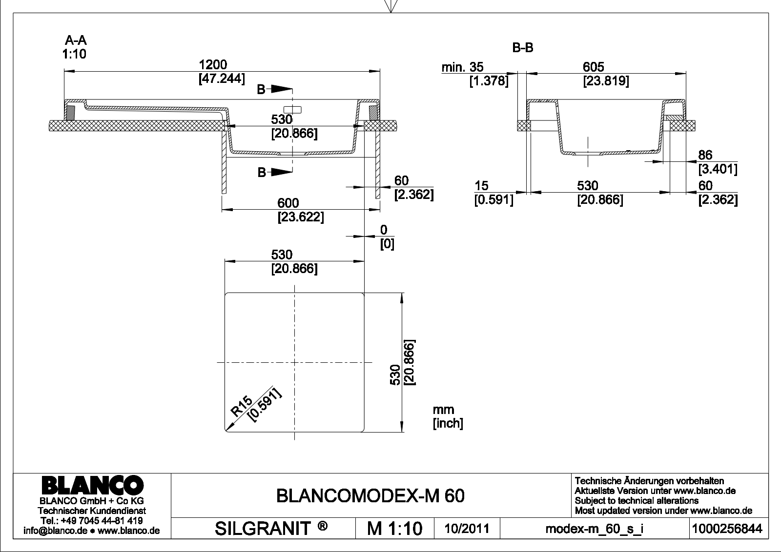 Blanco Modex-M60 Schematics