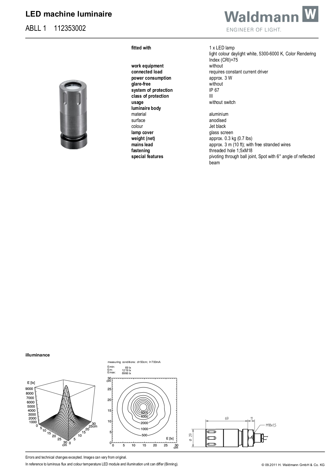 Waldmann 112353002 Information guide - ManualMachine.com