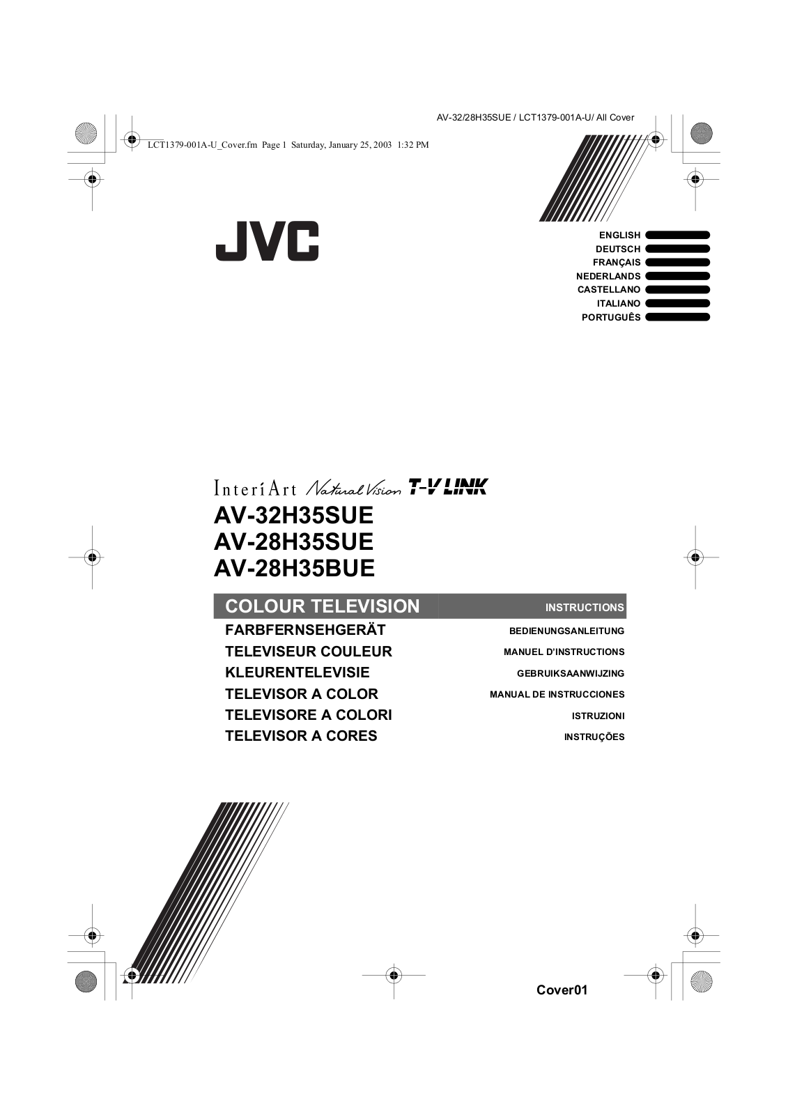 JVC AV-32H35SUE, AV-28H35BUE, AV-28H35HUE, AV-28H35SUE, AV-28X35HKE User Manual