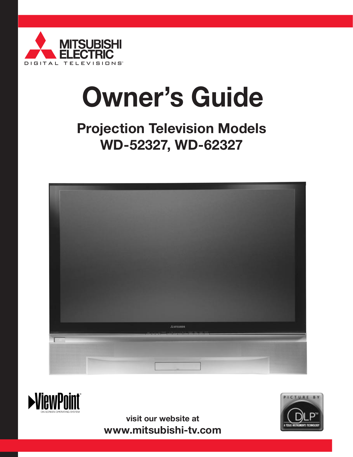 Mitsubishi WD-62327 User Manual