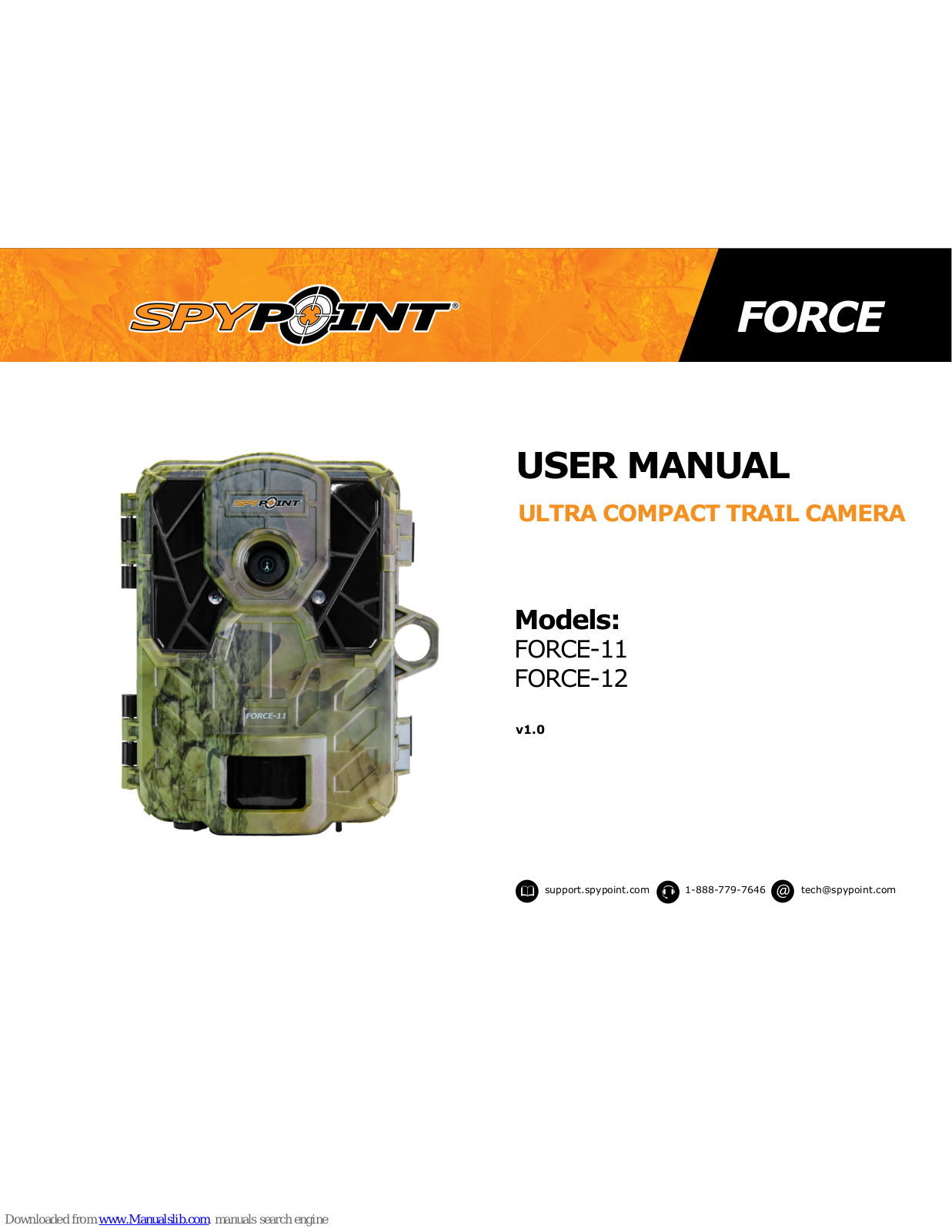 Spypoint FORCE-11, FORCE-12 User Manual