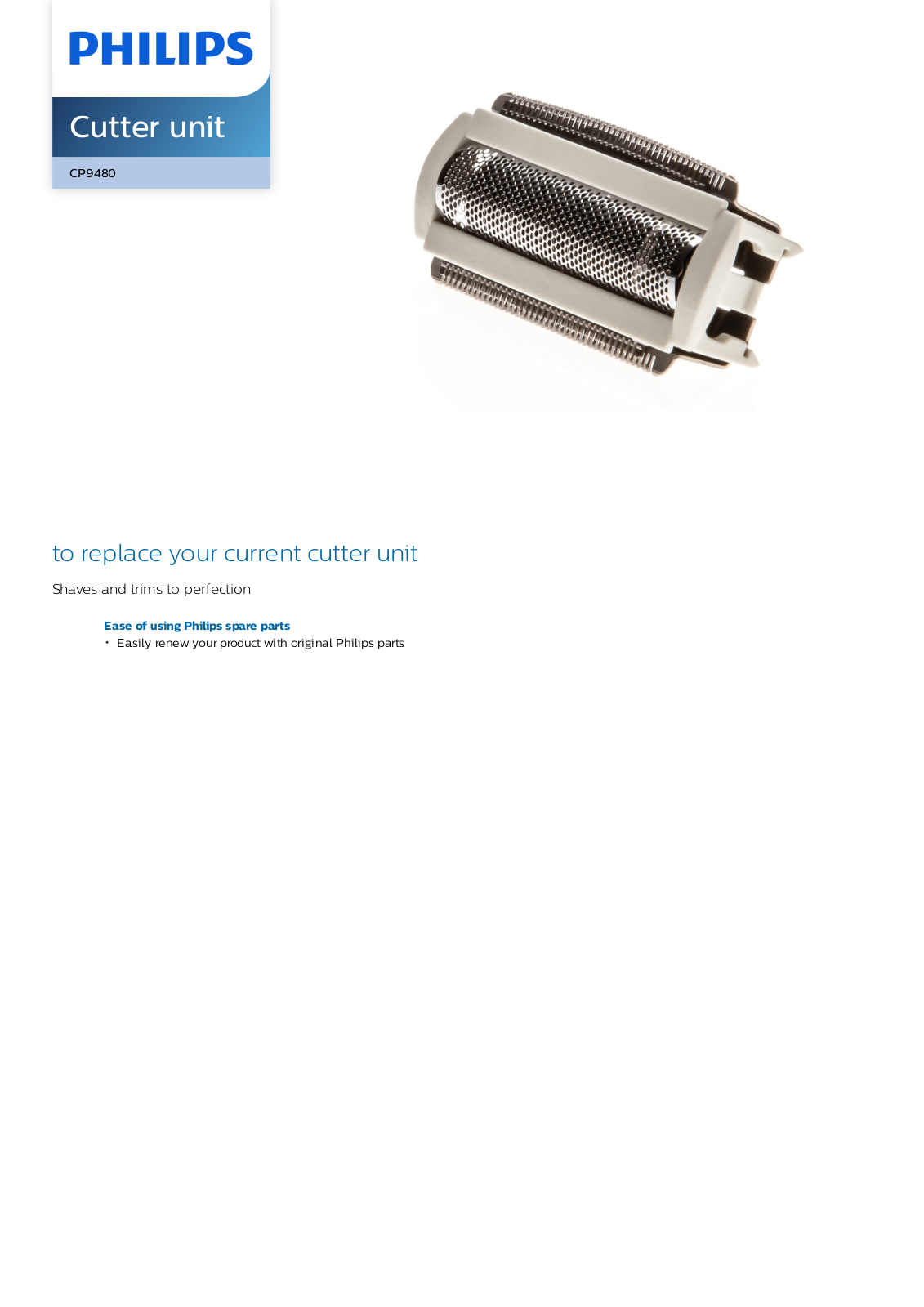 Philips CP9480/01 leaflet - ManualMachine.com