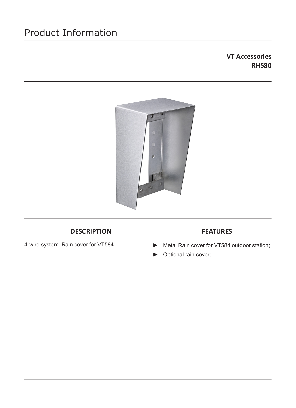 V-Tech RH580 User Manual