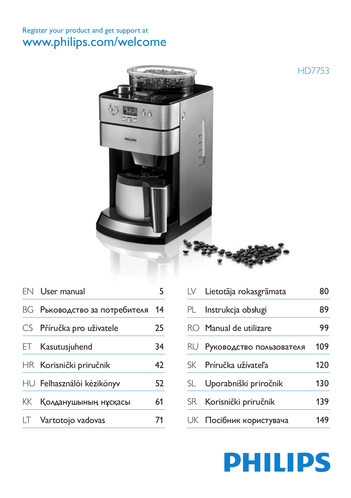 Philips HD7753 User manual