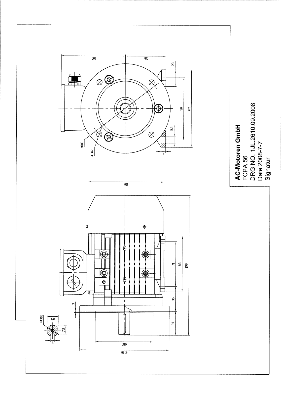 AC-Motoren GmbH FCPA 56 Schematic