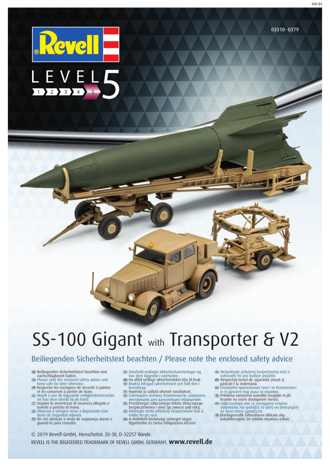 Revell SS-100 Gigant + Transporter + V2 Service Manual