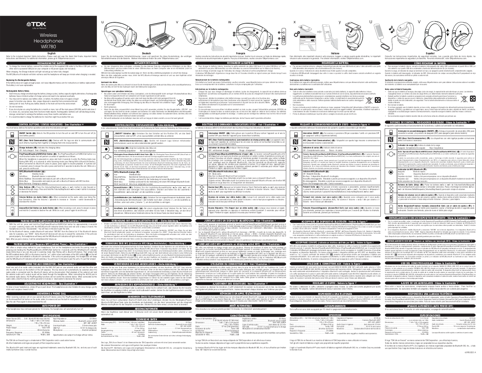 Imation TDKWR780 User Manual