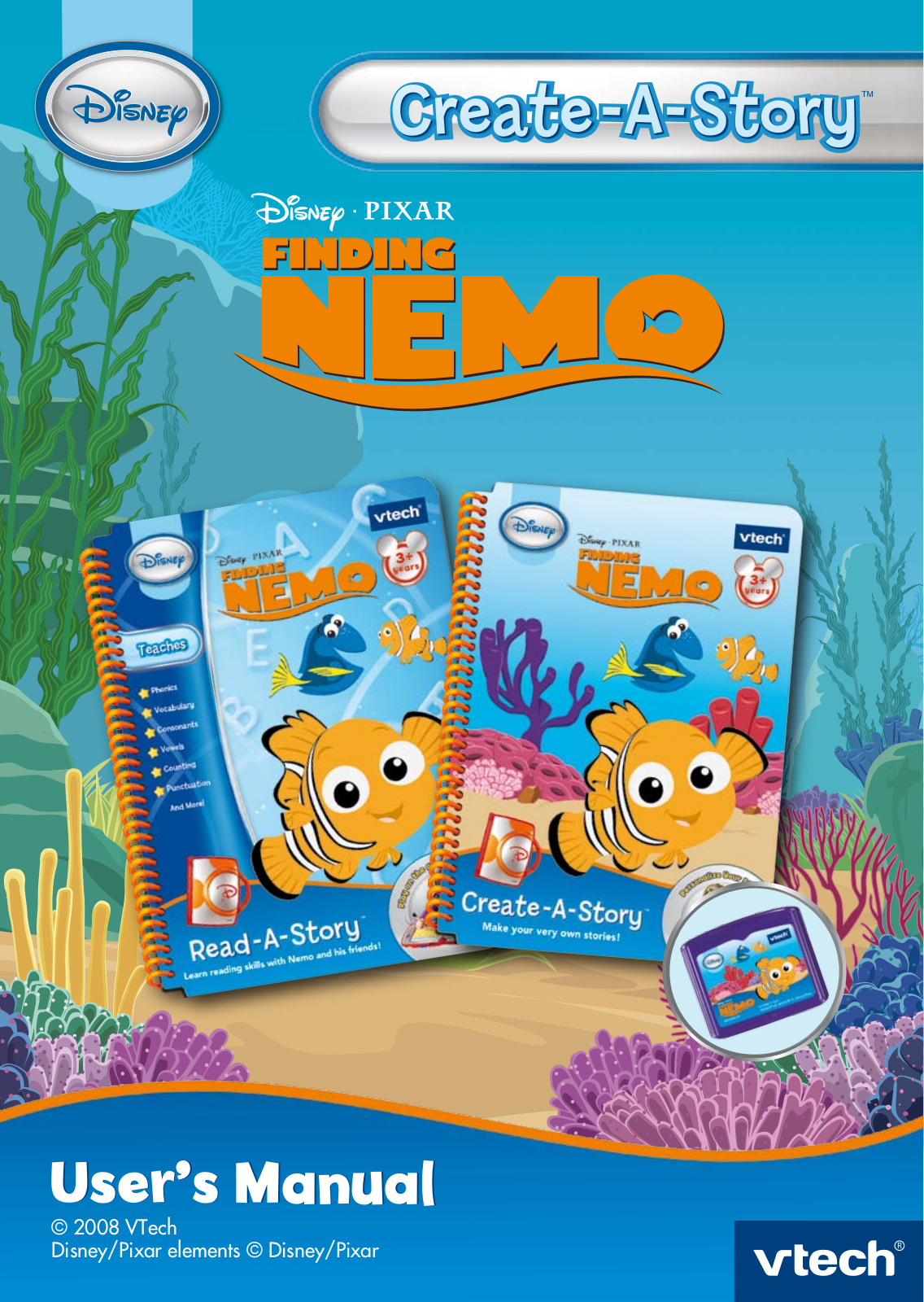 Vtech CREATE-A-STORY FINDING NEMO User Manual